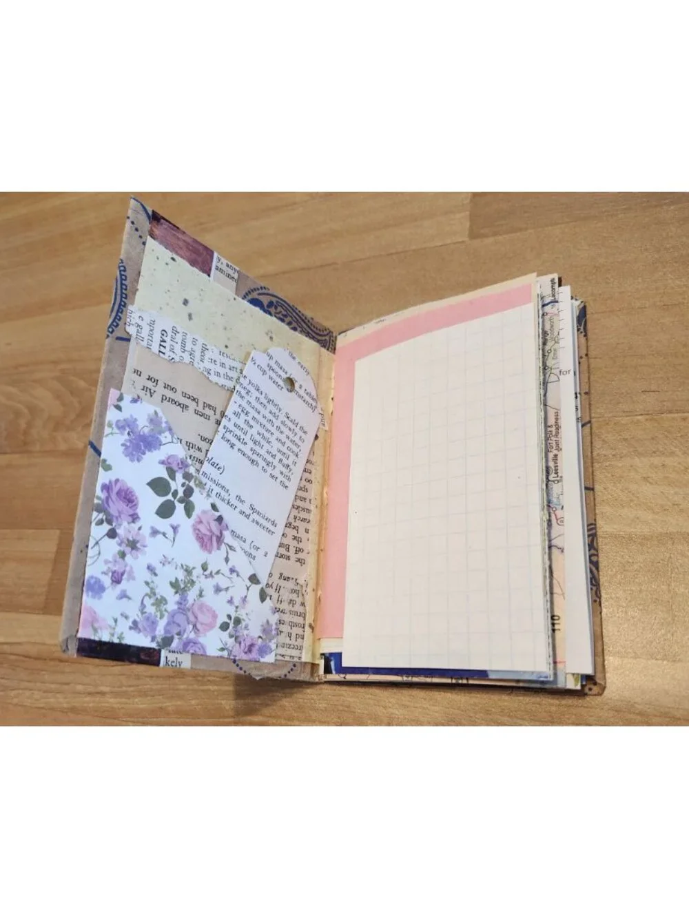 Handmade Junk Journal 56 pages Pocket Notes